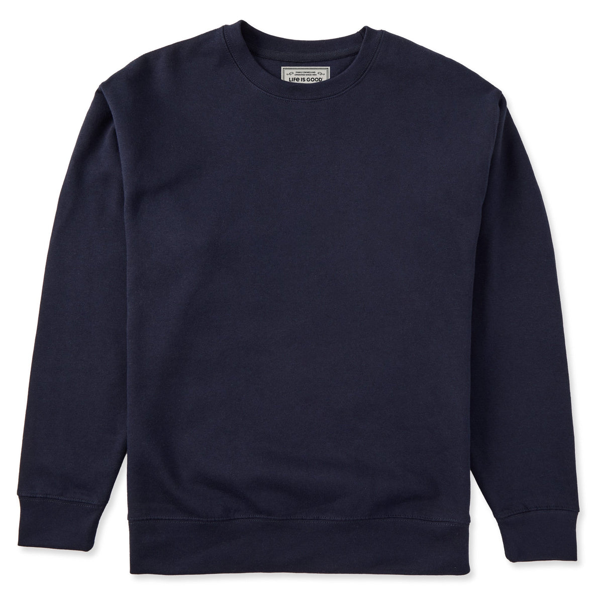 Adult Unisex Solid Every Wear Crew Sweatshirt