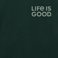 Men's LIG Wordmark Stack Good Vibes Fleece Zip Hoodie