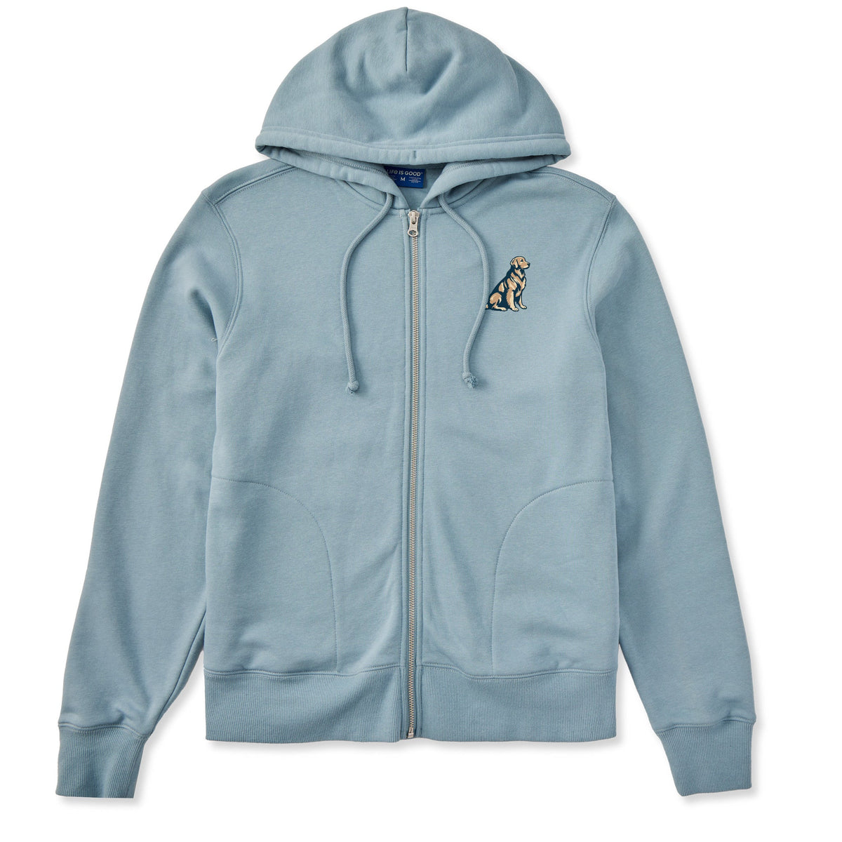 Women's Golden Good Vibes Fleece Zip Hoodie