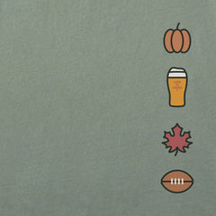 Women's Happy Fall Y'all Icons Short Sleeve Crusher Boxy Tee