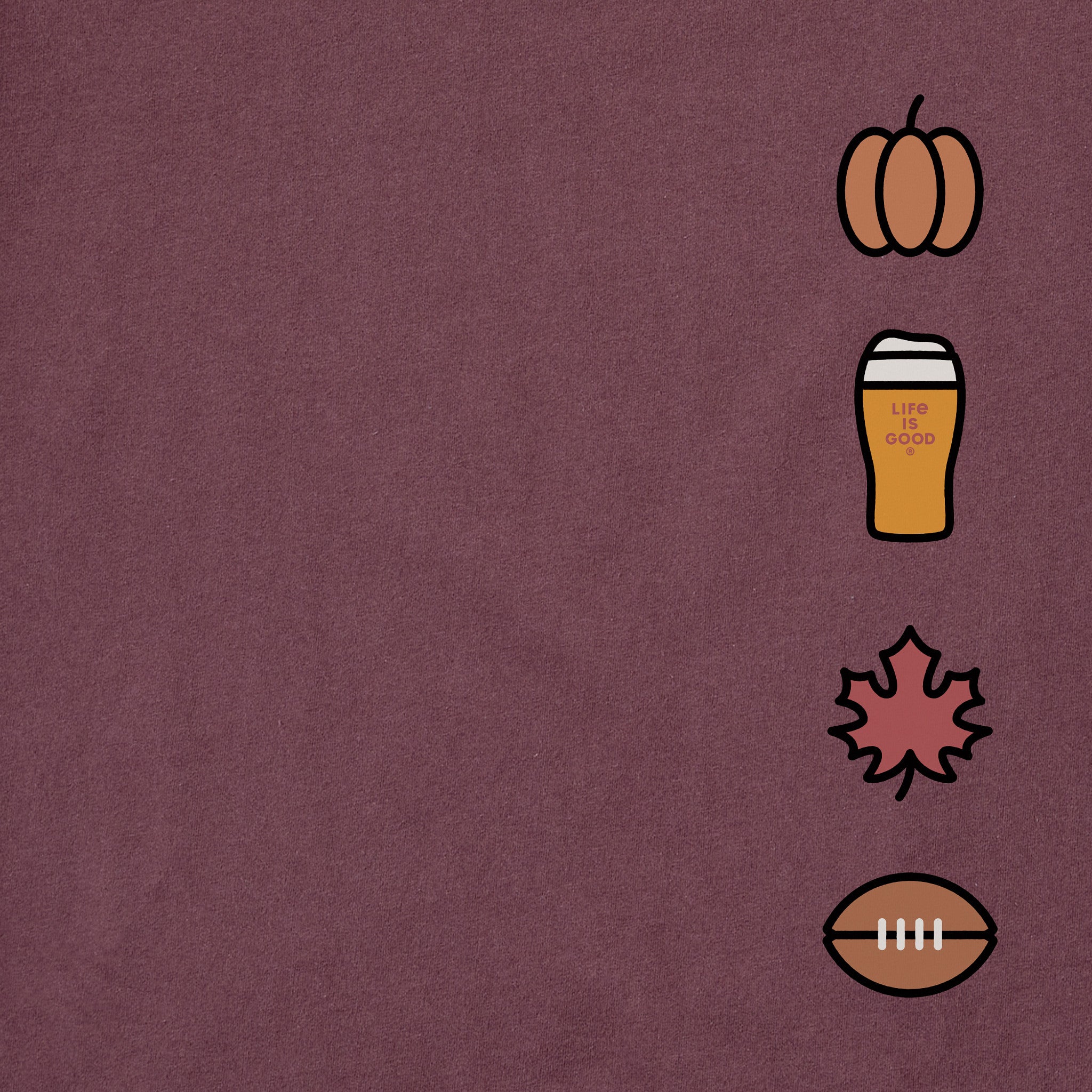 Women's Happy Fall Y'all Icons Short Sleeve Crusher Tee