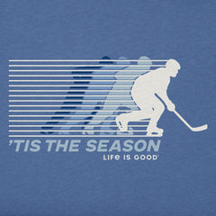 Kids Tis the Season Hockey Short Sleeve Crusher Tee