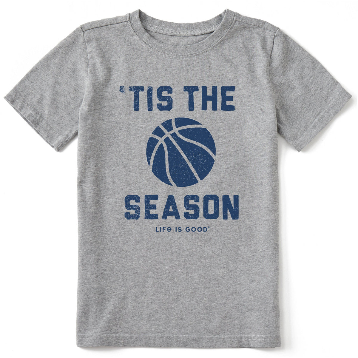 Kids Tis the Season Basketball Short Sleeve Crusher Tee