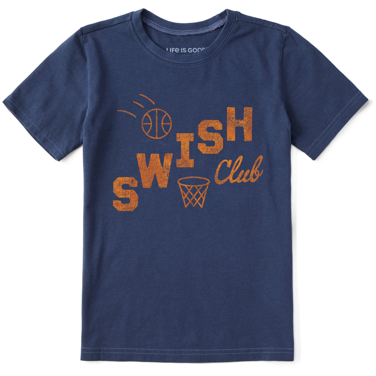 Kids Swish Club Short Sleeve Crusher Tee