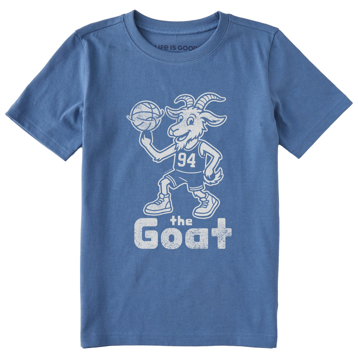 Kids the GOAT Short Sleeve Crusher Tee