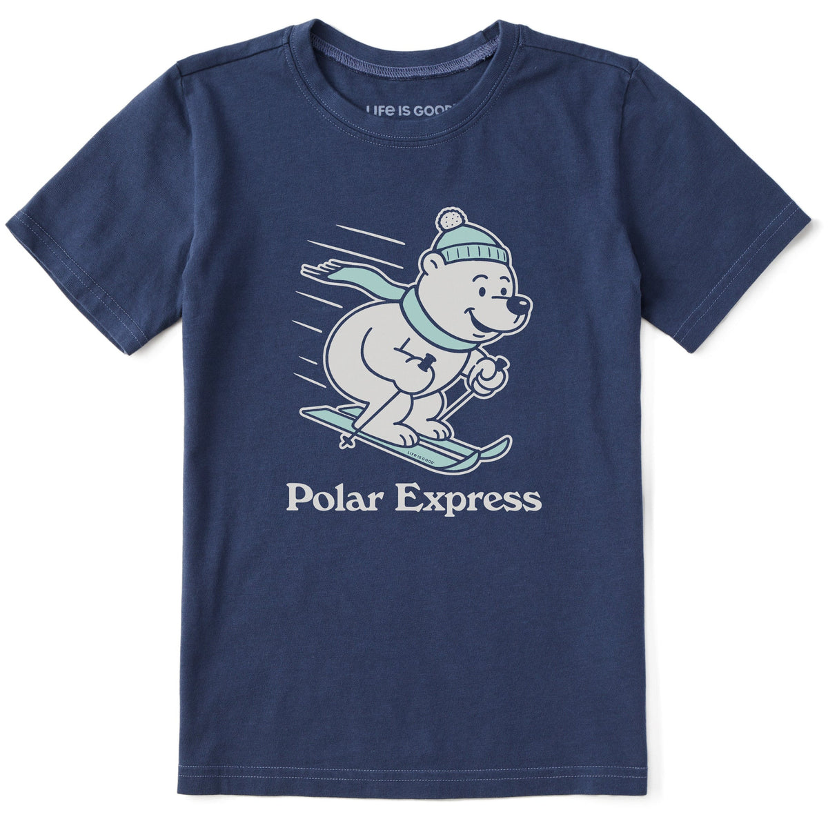 Kids Polar Express Bear Short Sleeve Crusher Tee