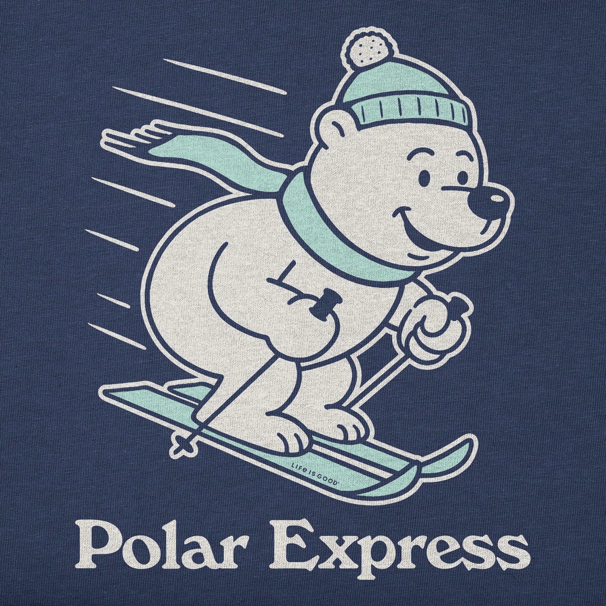 Kids Polar Express Bear Short Sleeve Crusher Tee