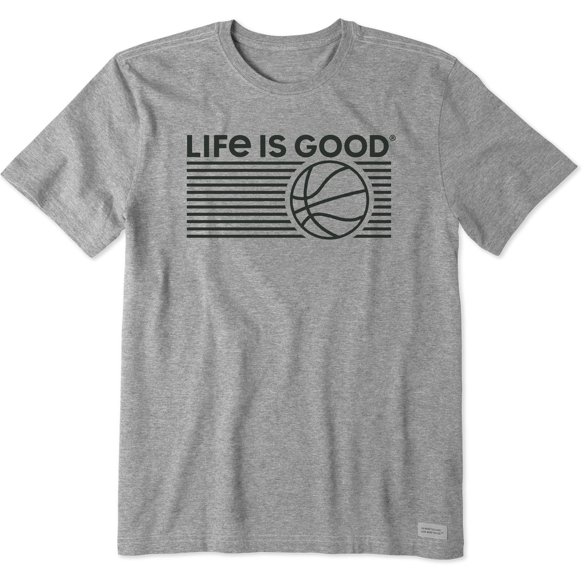 Men's Basketball Stripes Short Sleeve Crusher Tee