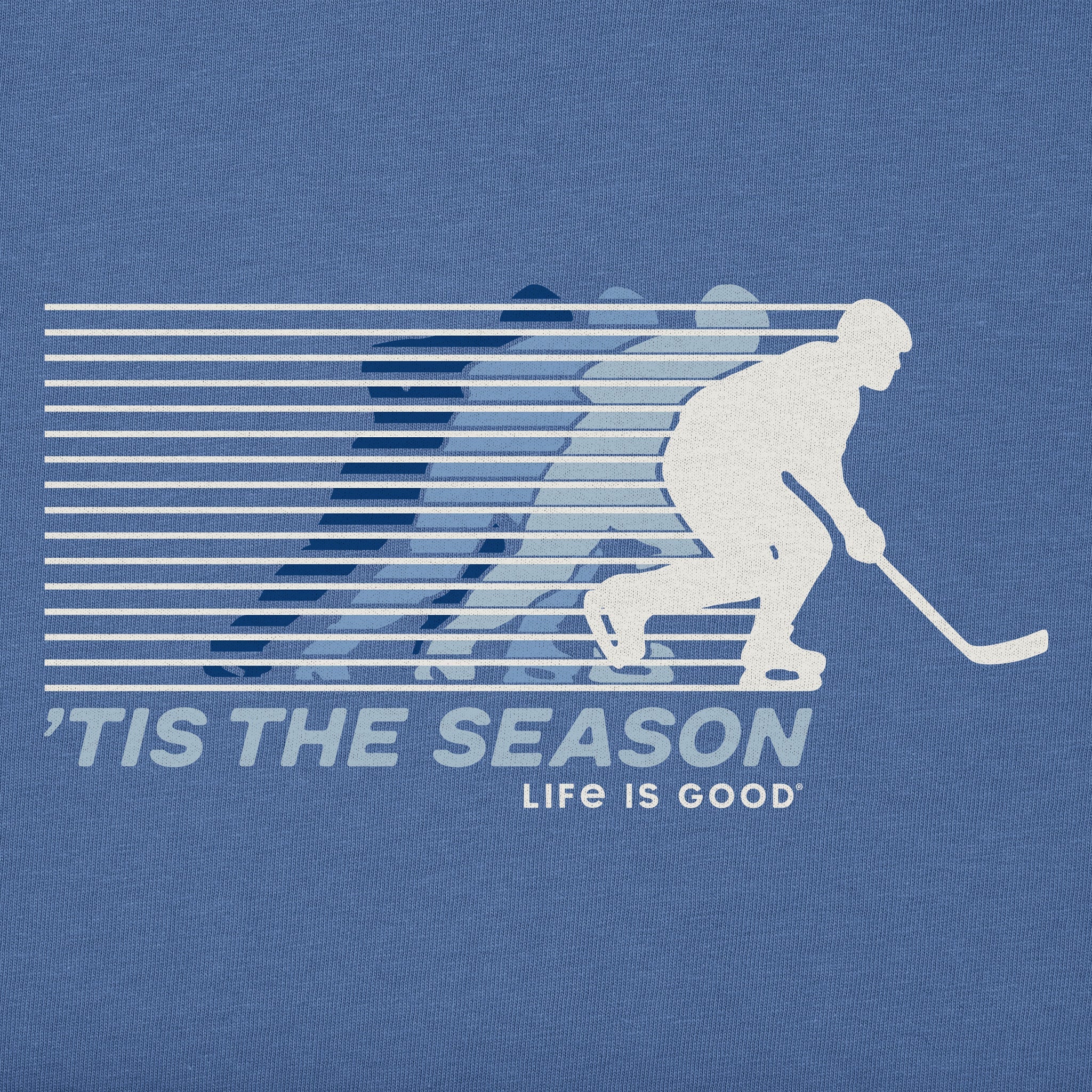 Men's Tis the Season Hockey Short Sleeve Crusher Tee