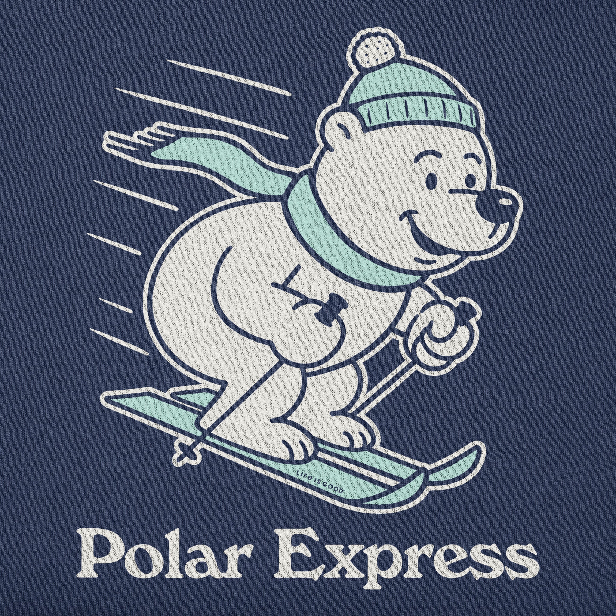 Toddler Polar Express Bear Short Sleeve Crusher Tee