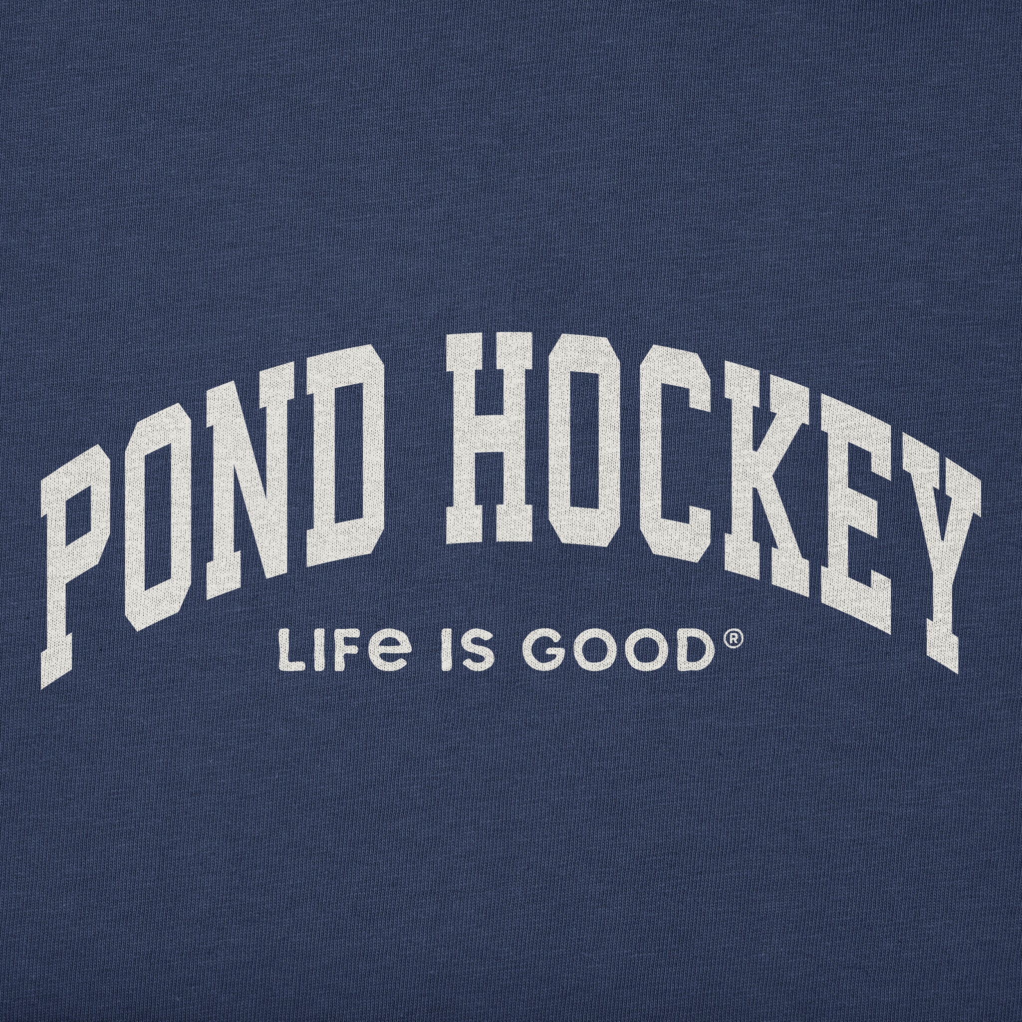 Men's Pond Hockey Arch Long Sleeve Crusher Tee