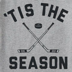 Men's Tis the Season Hockey Long Sleeve Crusher Tee