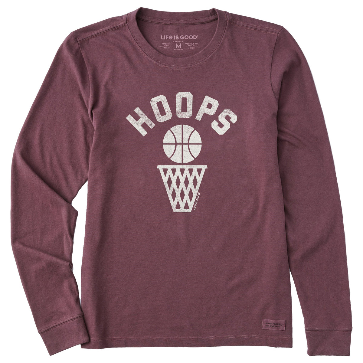 Women's Hoops Icon Long Sleeve Crusher Tee