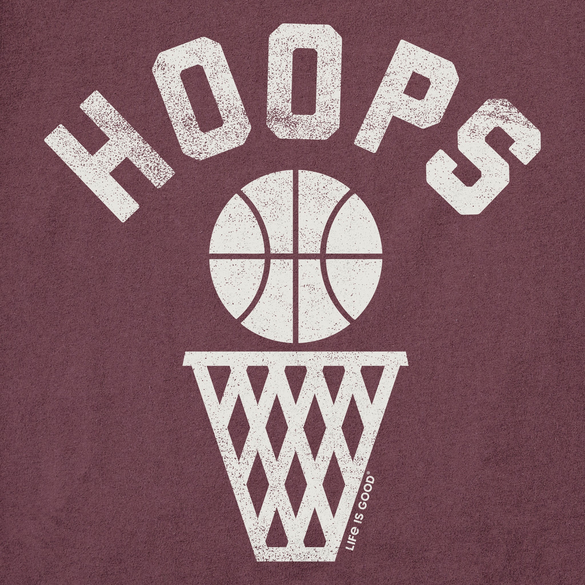 Women's Hoops Icon Long Sleeve Crusher Tee