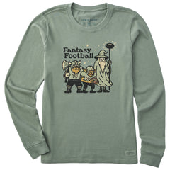 Women's Fantasy Football Trio Long Sleeve Crusher Tee