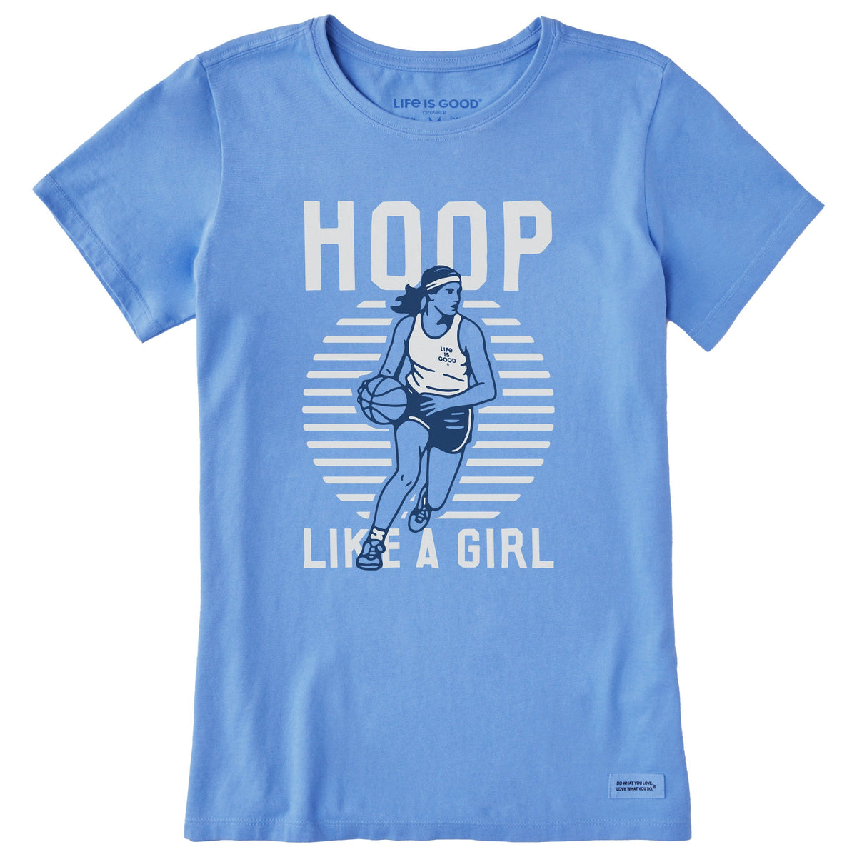 Women's Hoop Like a Girl Short Sleeve Crusher Tee