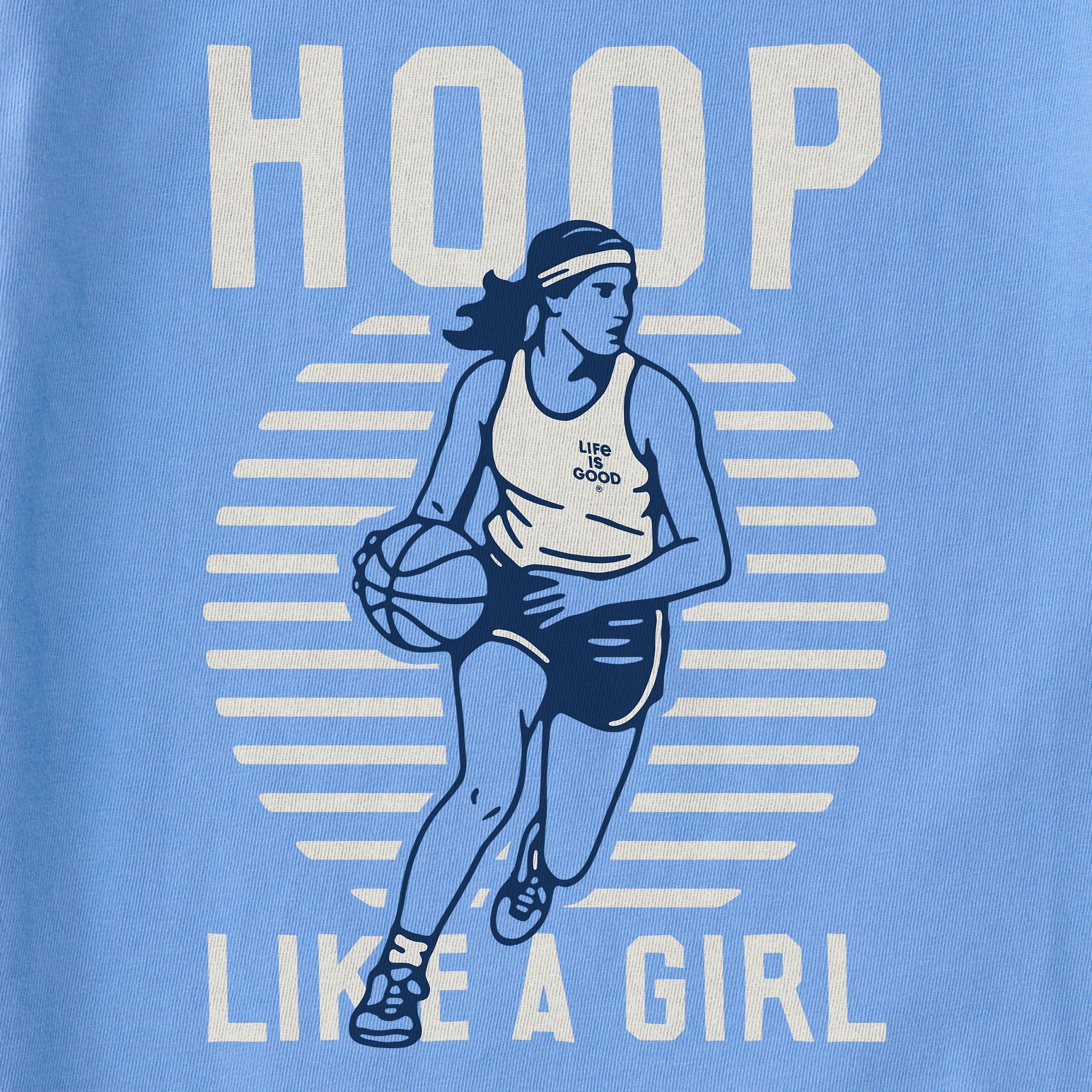 Women's Hoop Like a Girl Short Sleeve Crusher Tee