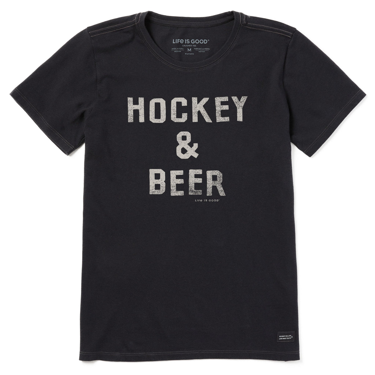 Women's Hockey & Beer Short Sleeve Crusher Tee
