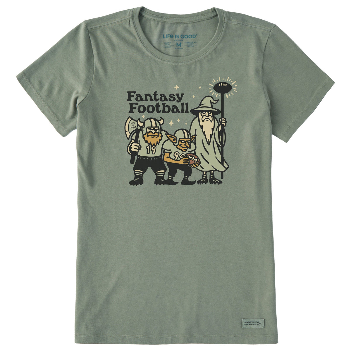Women's Fantasy Football Trio Short Sleeve Crusher Tee