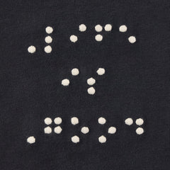 Men's Embroidered Braille LIG Short Sleeve Crusher Tee