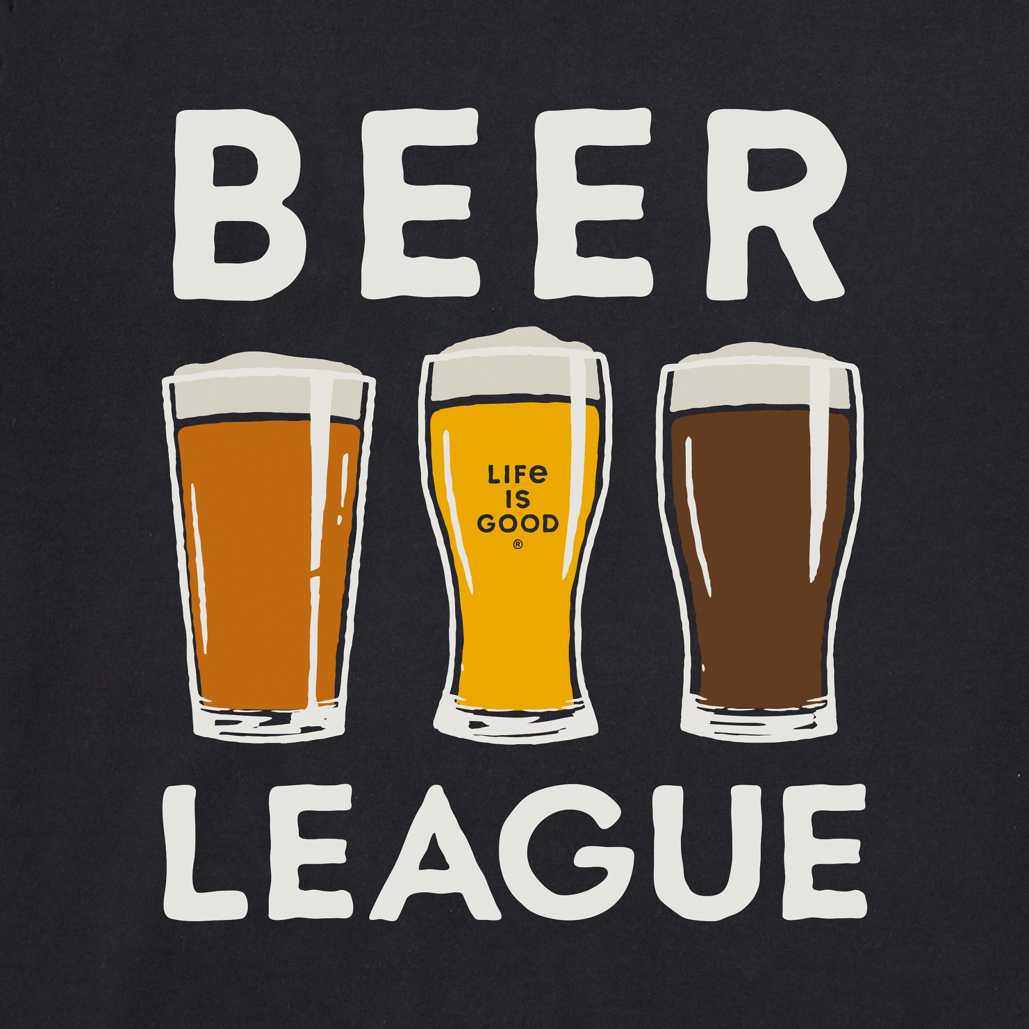 Men's Beer League Hockey Short Sleeve Crusher Tee