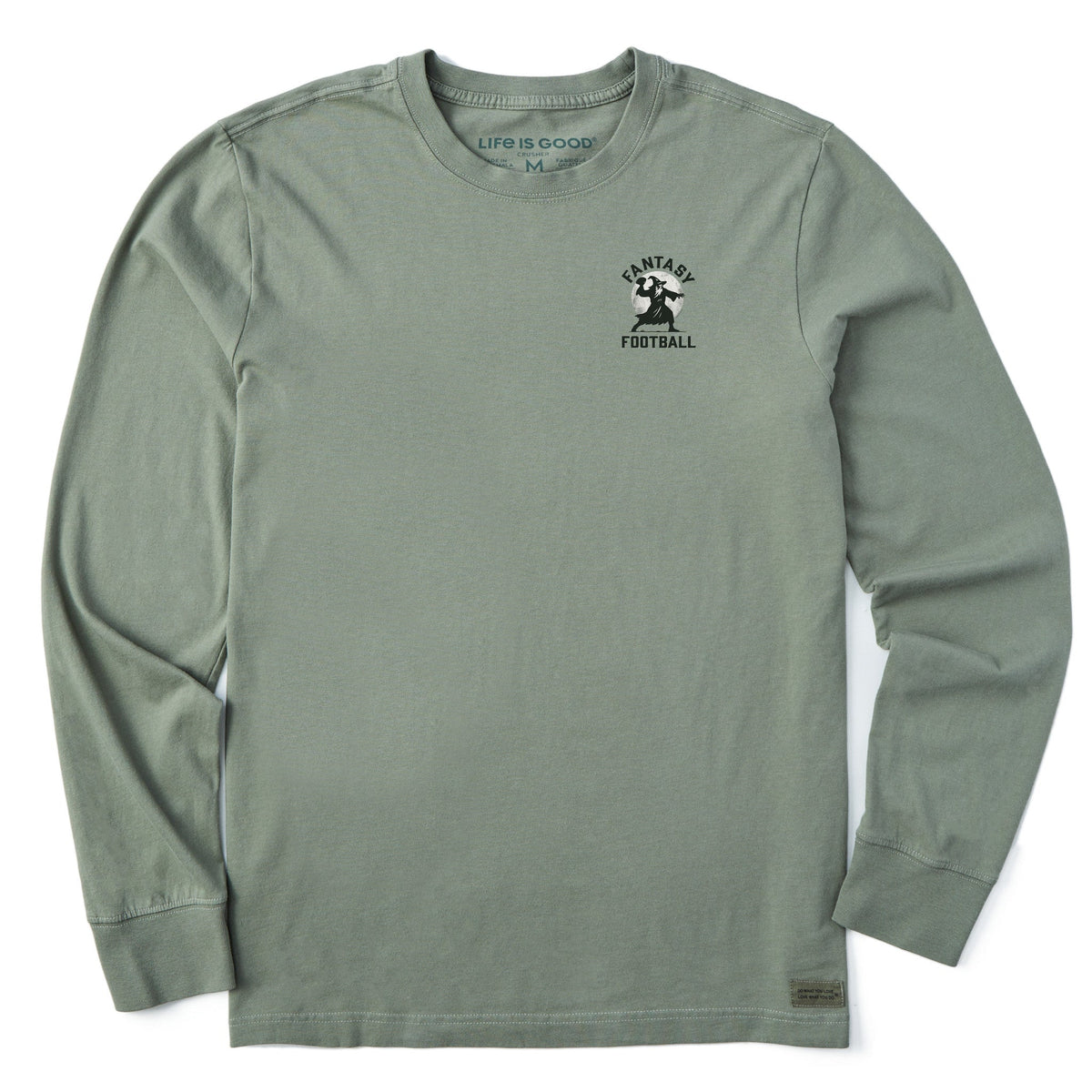 Men's Fantasy Football Go Long Long Sleeve Crusher Tee