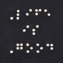 Women's Embroidered Braille LIG Short Sleeve Crusher Tee