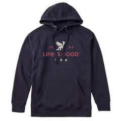 Adult Unisex USA Dragon Every Wear Hoodie Sweatshirt