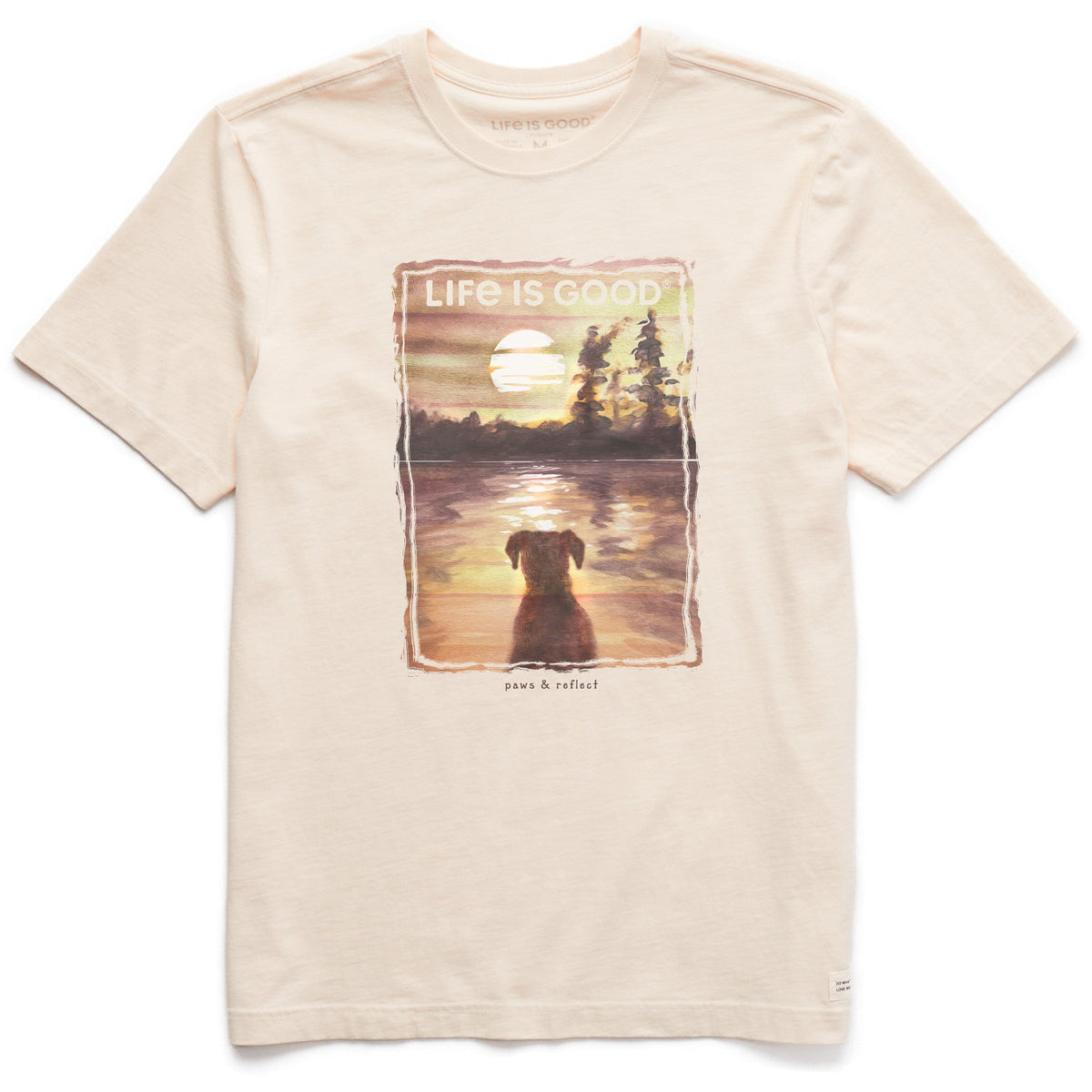 Men's Paws and Reflect Short Sleeve Crusher Tee