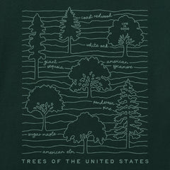 Men's Trees of the United States Long Sleeve Crusher Tee