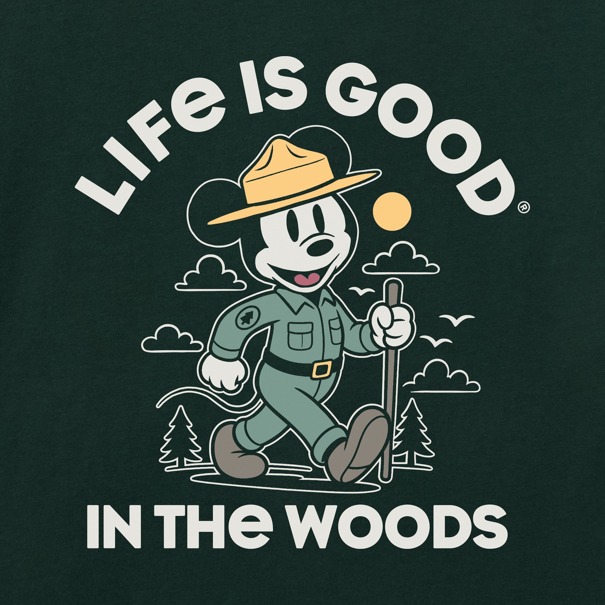 Men's Willie in the Woods Short Sleeve Crusher Tee