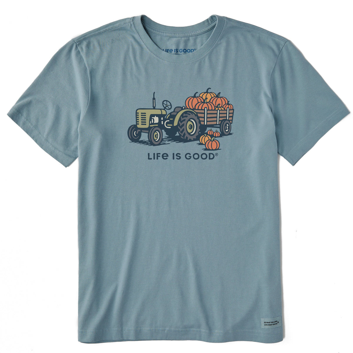 Men's Tractor of Pumpkins Short Sleeve Crusher Tee