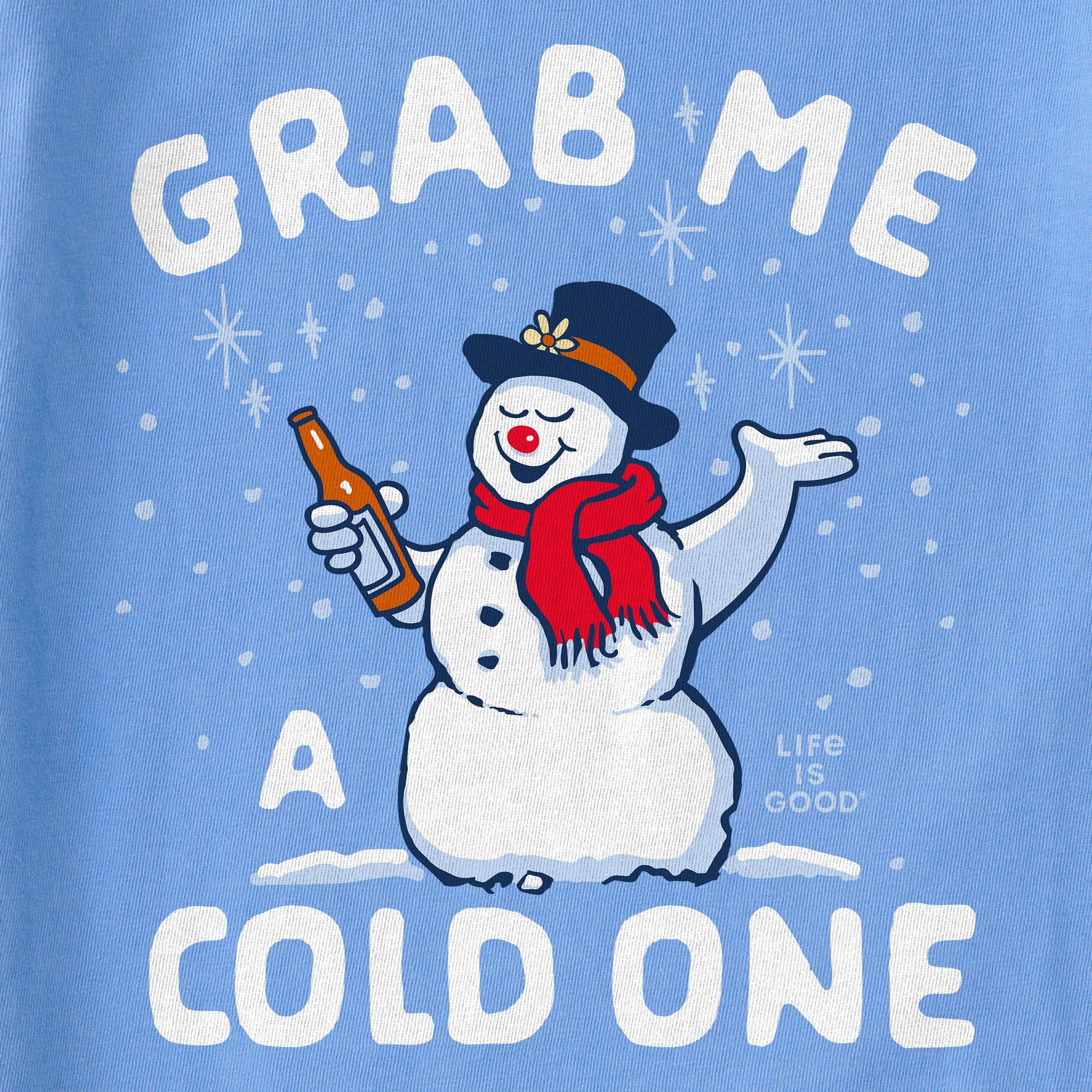 Women's Grab Me a Frosty Cold One Short Sleeve Crusher Boxy Tee