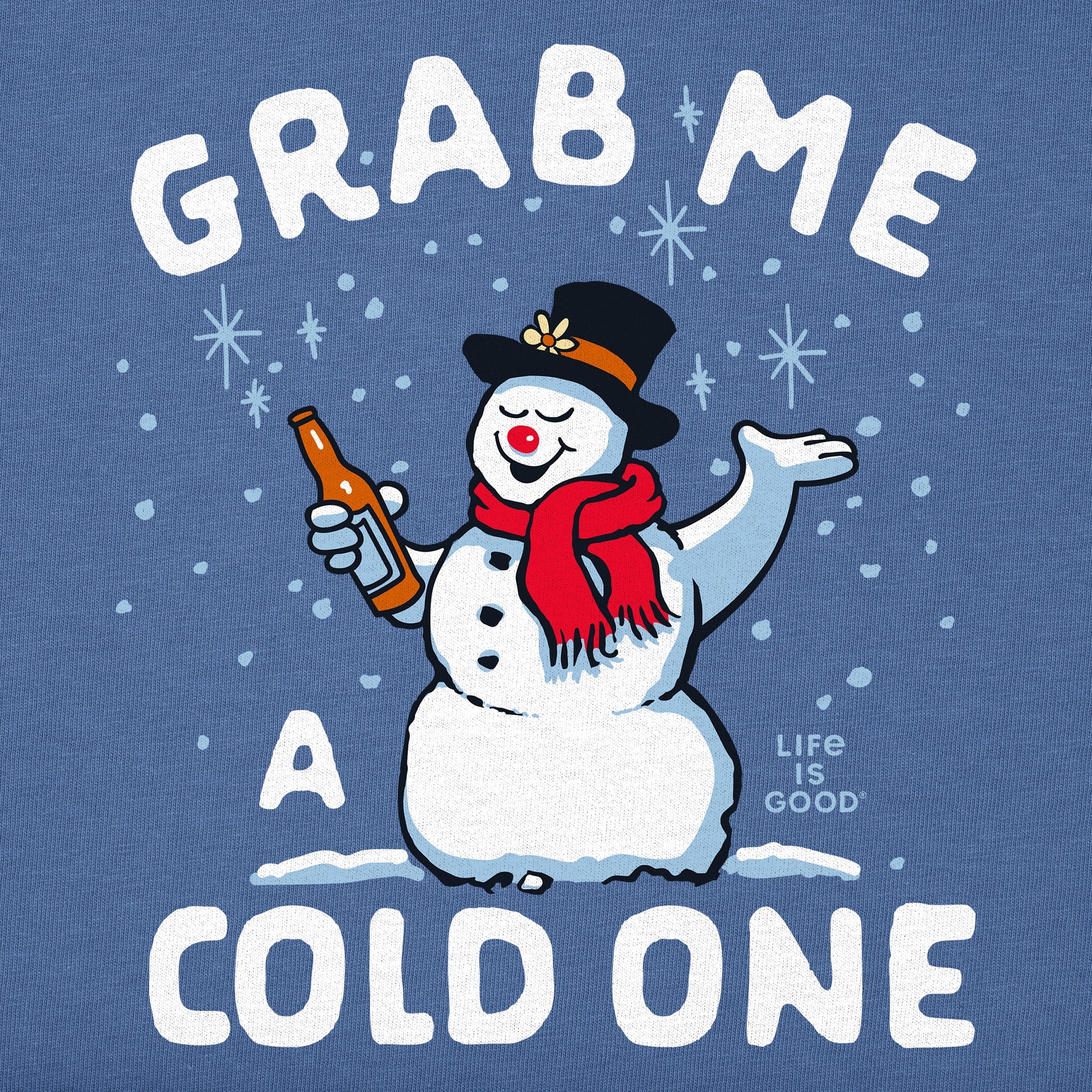 Women's Grab Me a Frosty Cold One Long Sleeve Crusher Tee