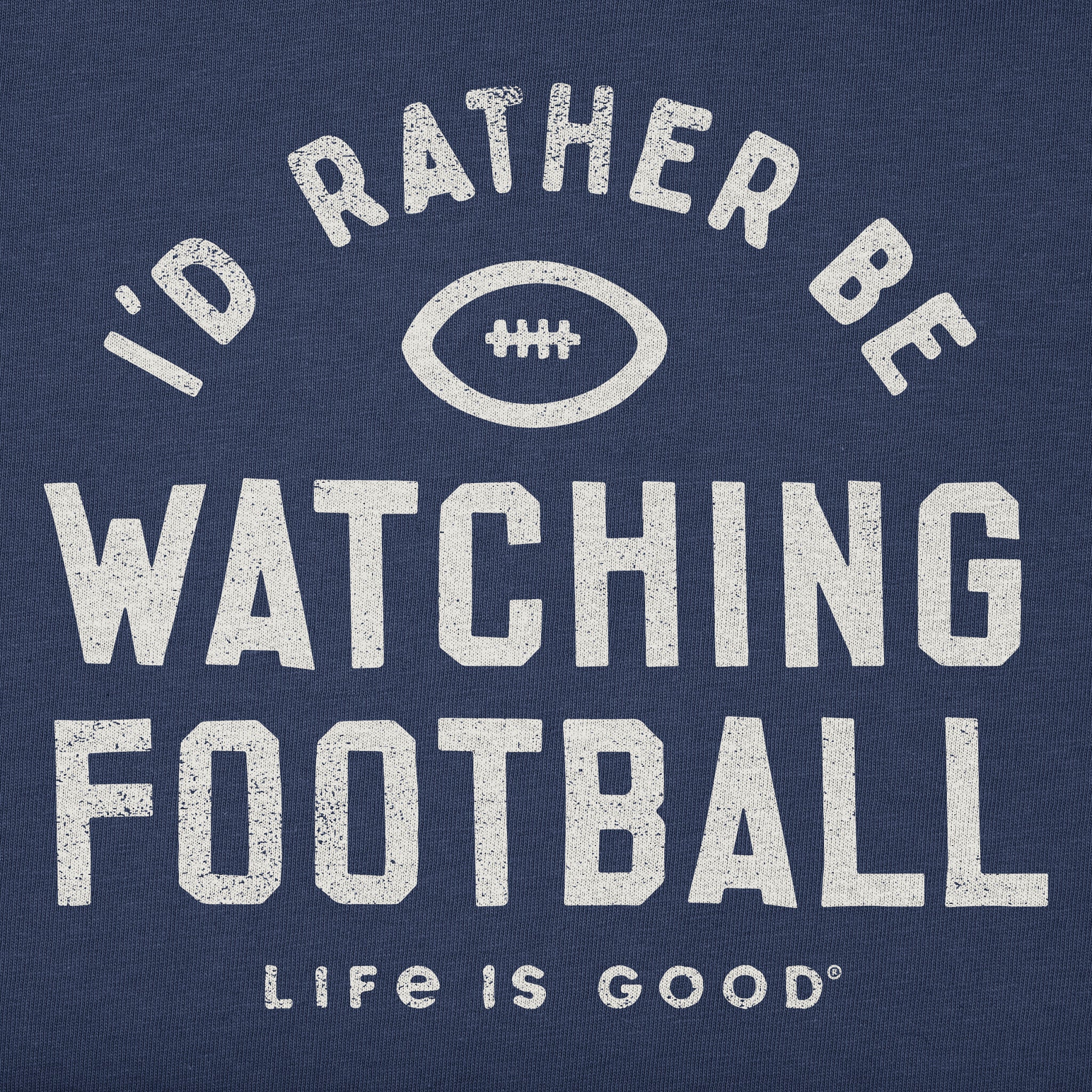 Women's I'd Rather Be Watching Football Short Sleeve Crusher Tee