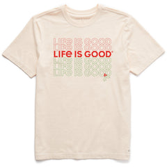 Men's Holiday Stack Short Sleeve Crusher Tee
