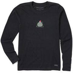 Women's Jingle Bell Rock Rock Long Sleeve Crusher Tee