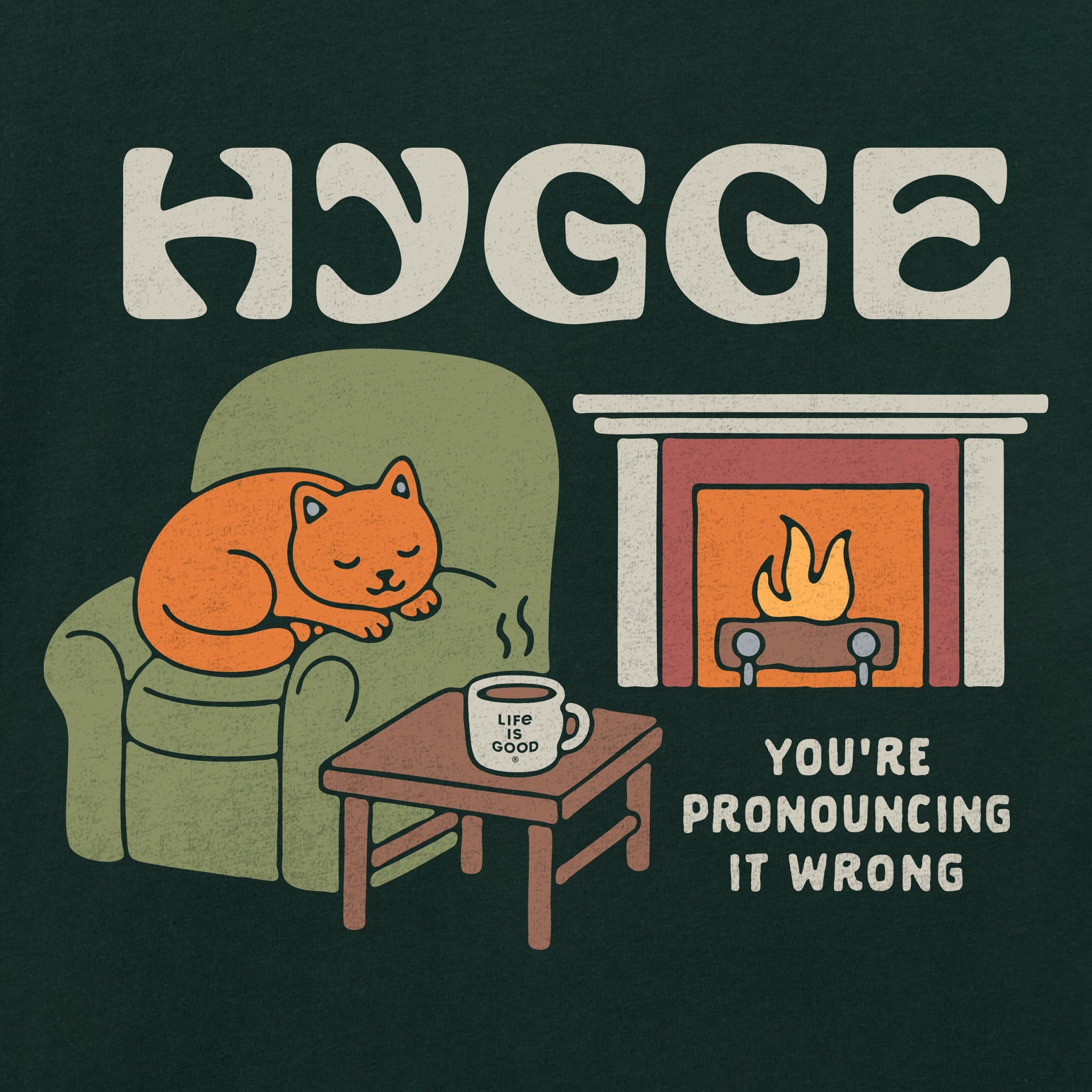Women's Hygge Pronunciation Short Sleeve Crusher Tee