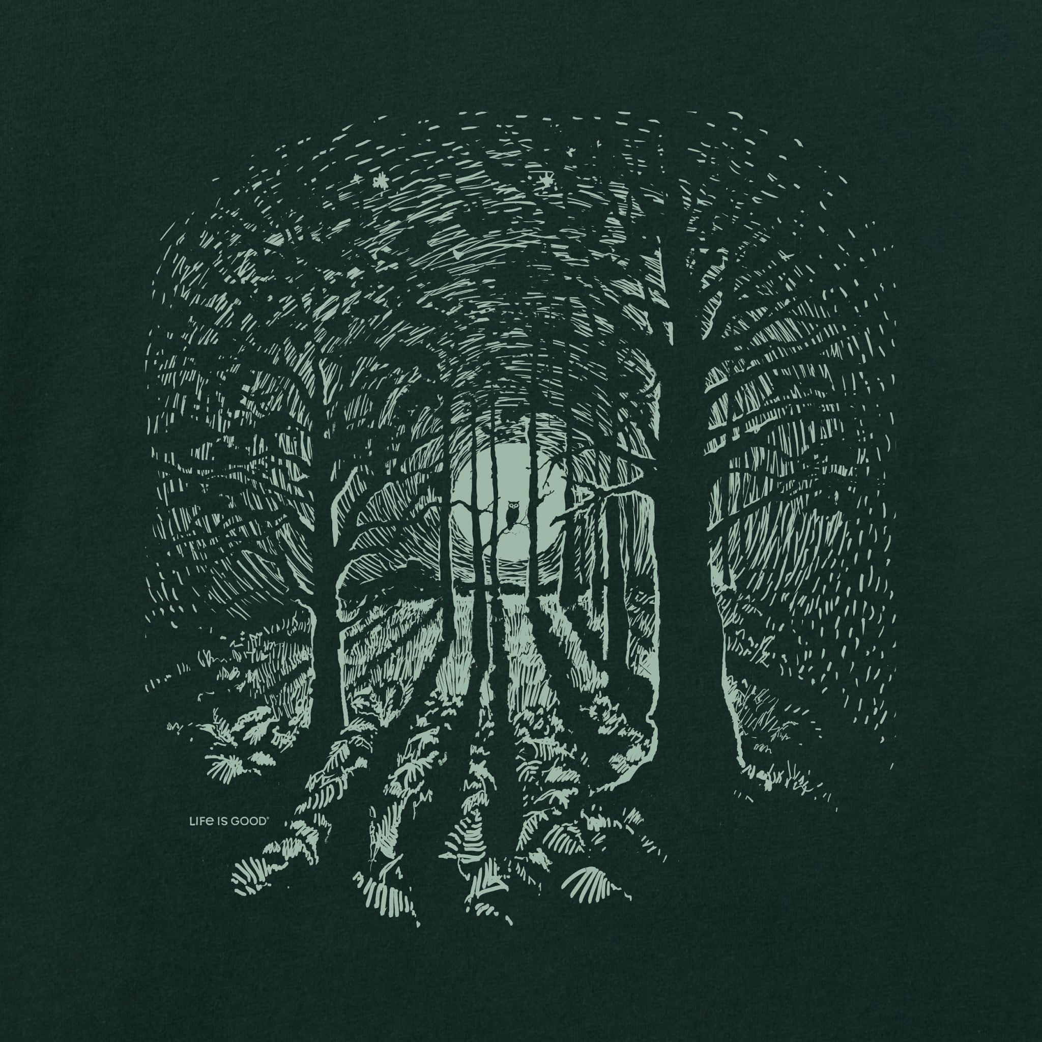 Men's Forest Glow Short Sleeve Crusher Tee