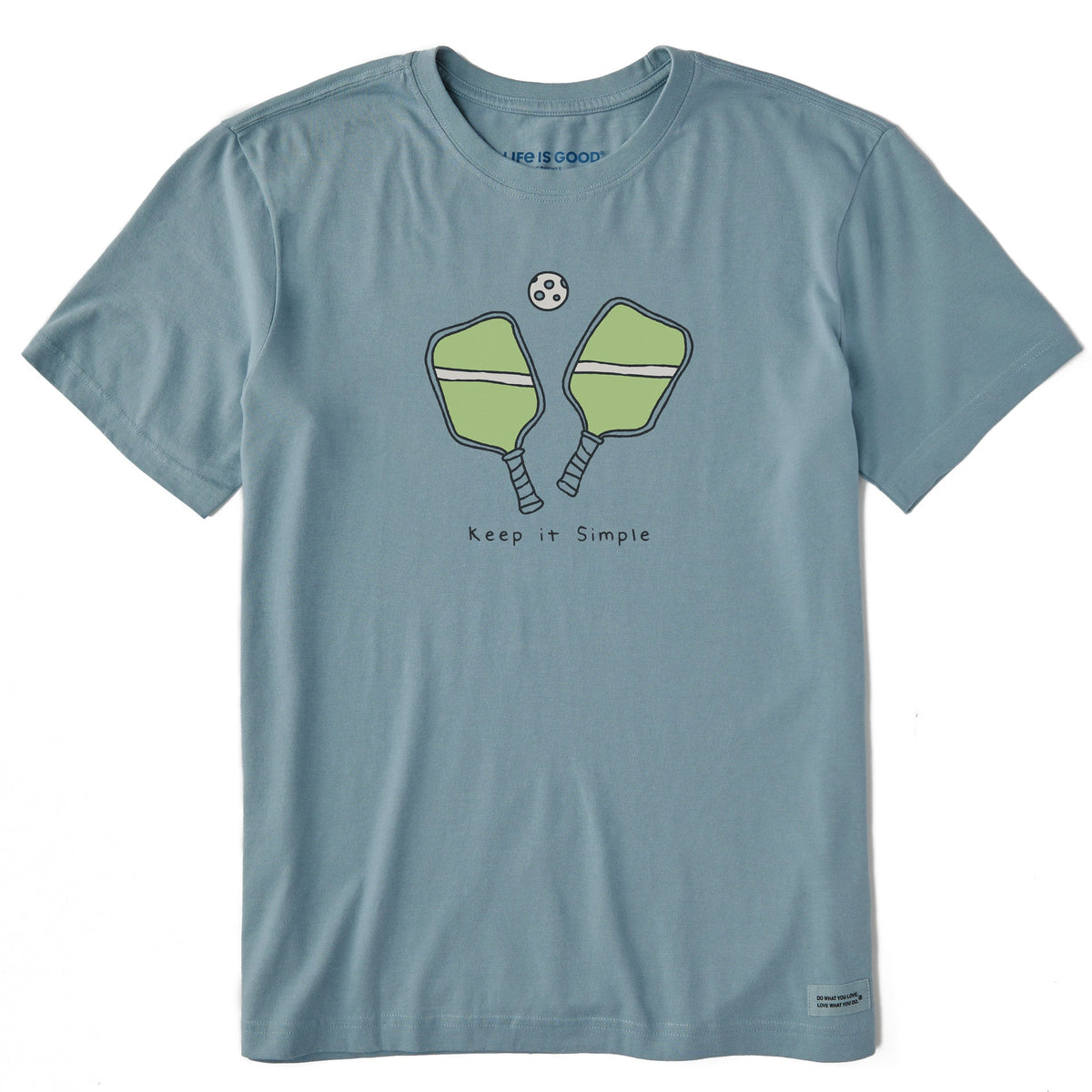 Men's Keep it Pickleball Simple Short Sleeve Crusher Tee