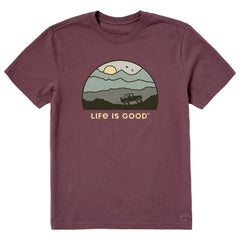 Men's ATV Sunset Short Sleeve Crusher Tee