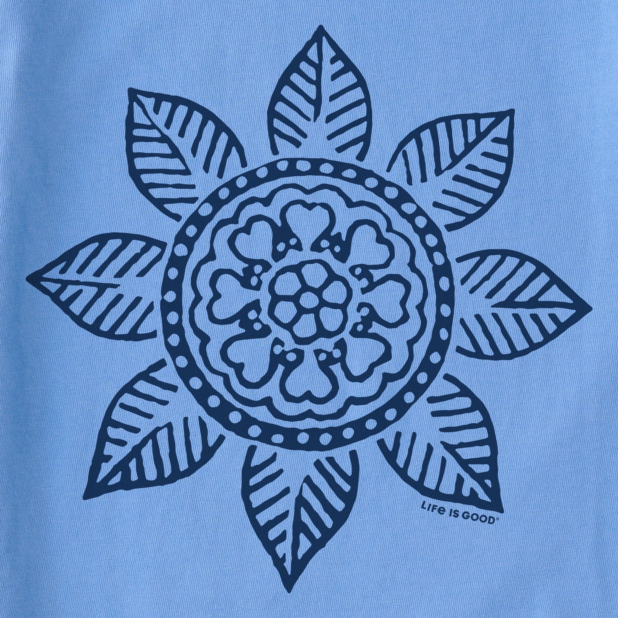 Women's Leaf Heart Mandala Short Sleeve Crusher Tee