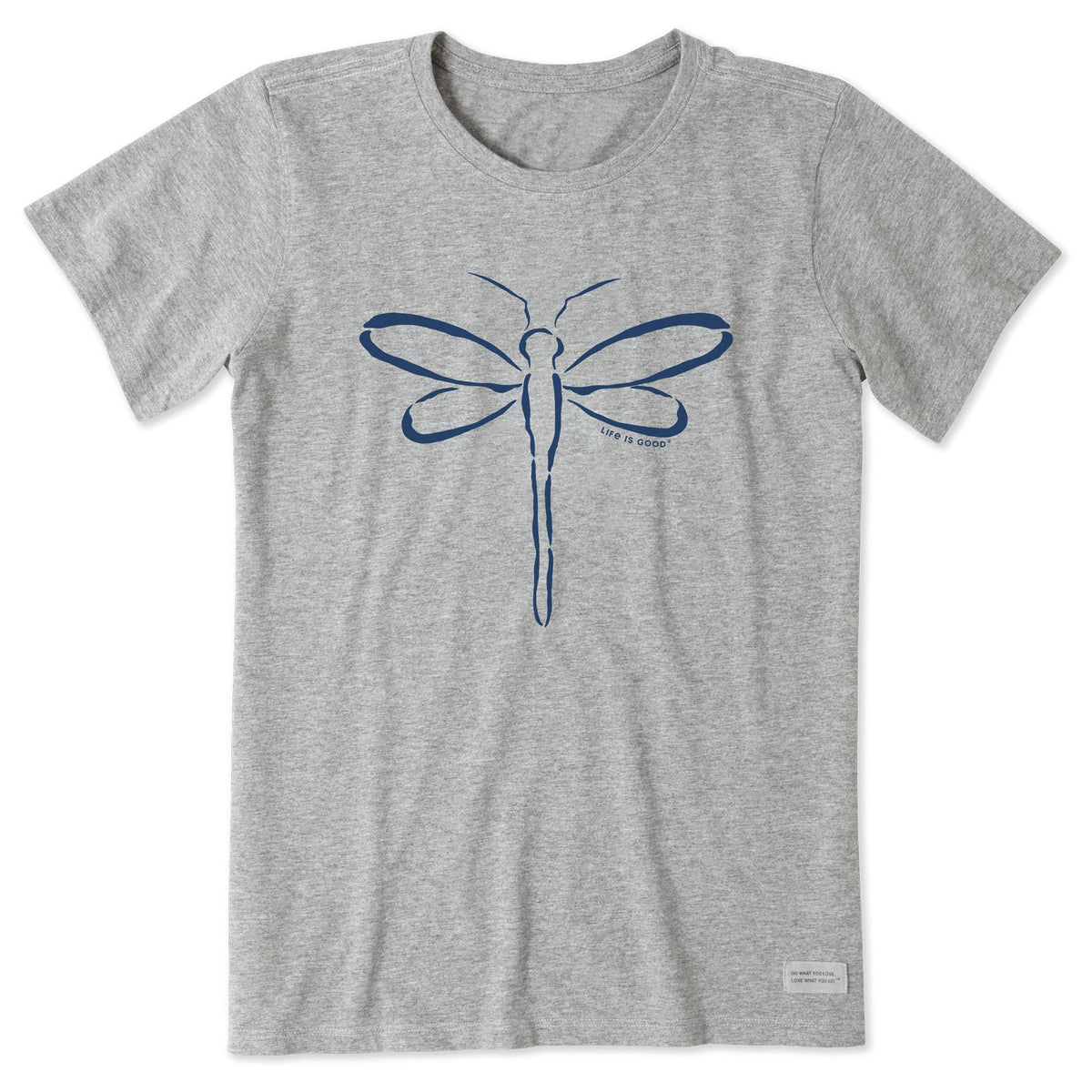 Women's Dragonfly Outline Short Sleeve Tee