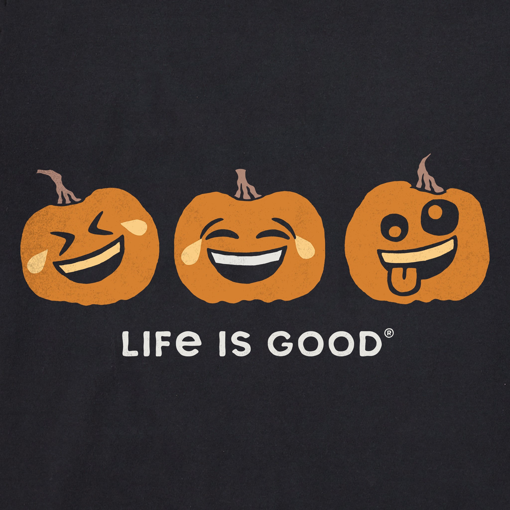 Women's Emoji Pumpkins Short Sleeve Crusher Vee