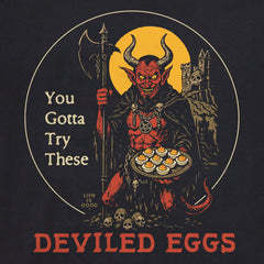 Men's Try These Deviled Eggs Short Sleeve Crusher Tee