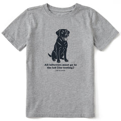 Kids Leftover Lab Short Sleeve Crusher Tee
