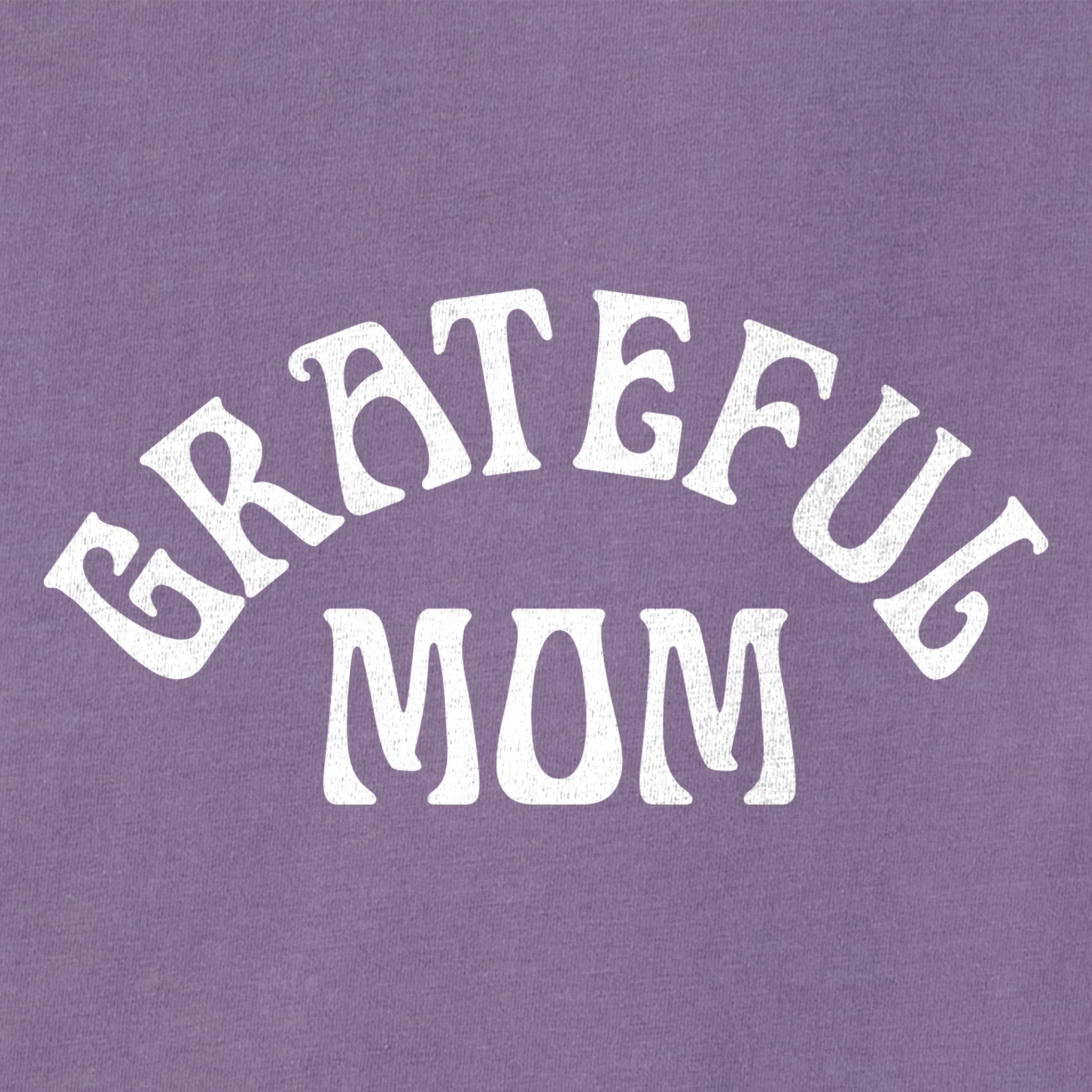 Women's Grateful Mom Arch Short Sleeve Crusher Boxy Tee