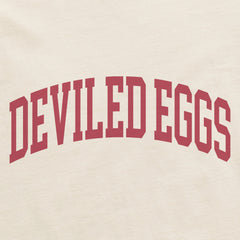 Women's Deviled Eggs Athletic Arch Short Sleeve Crusher Boxy Tee
