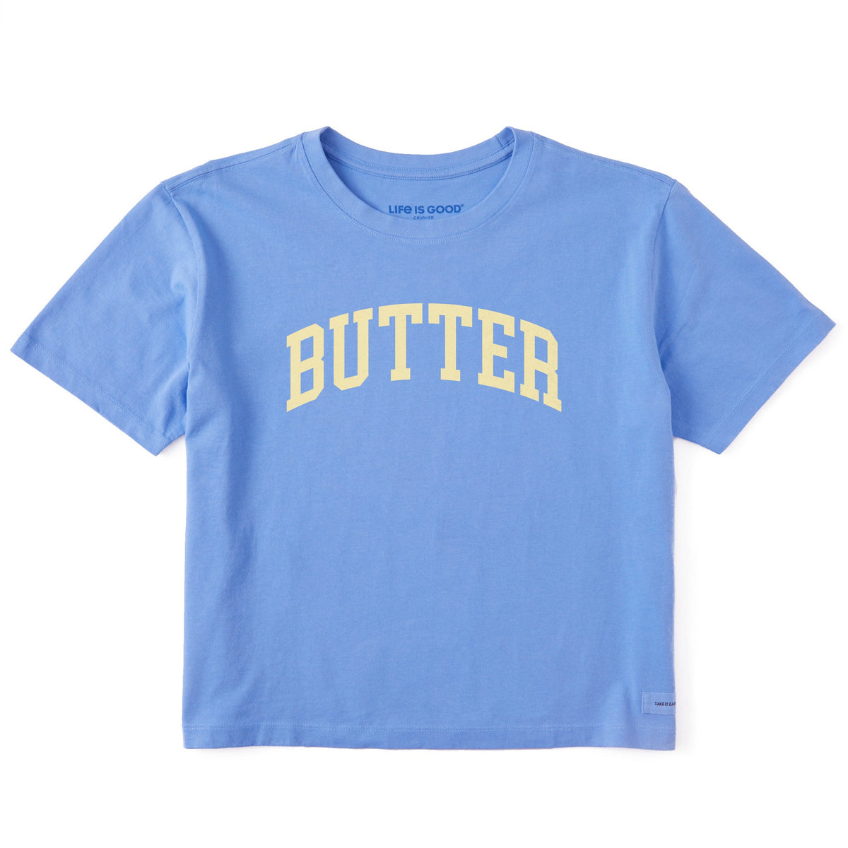 Women's Butter Athletic Arch Short Sleeve Crusher Boxy Tee
