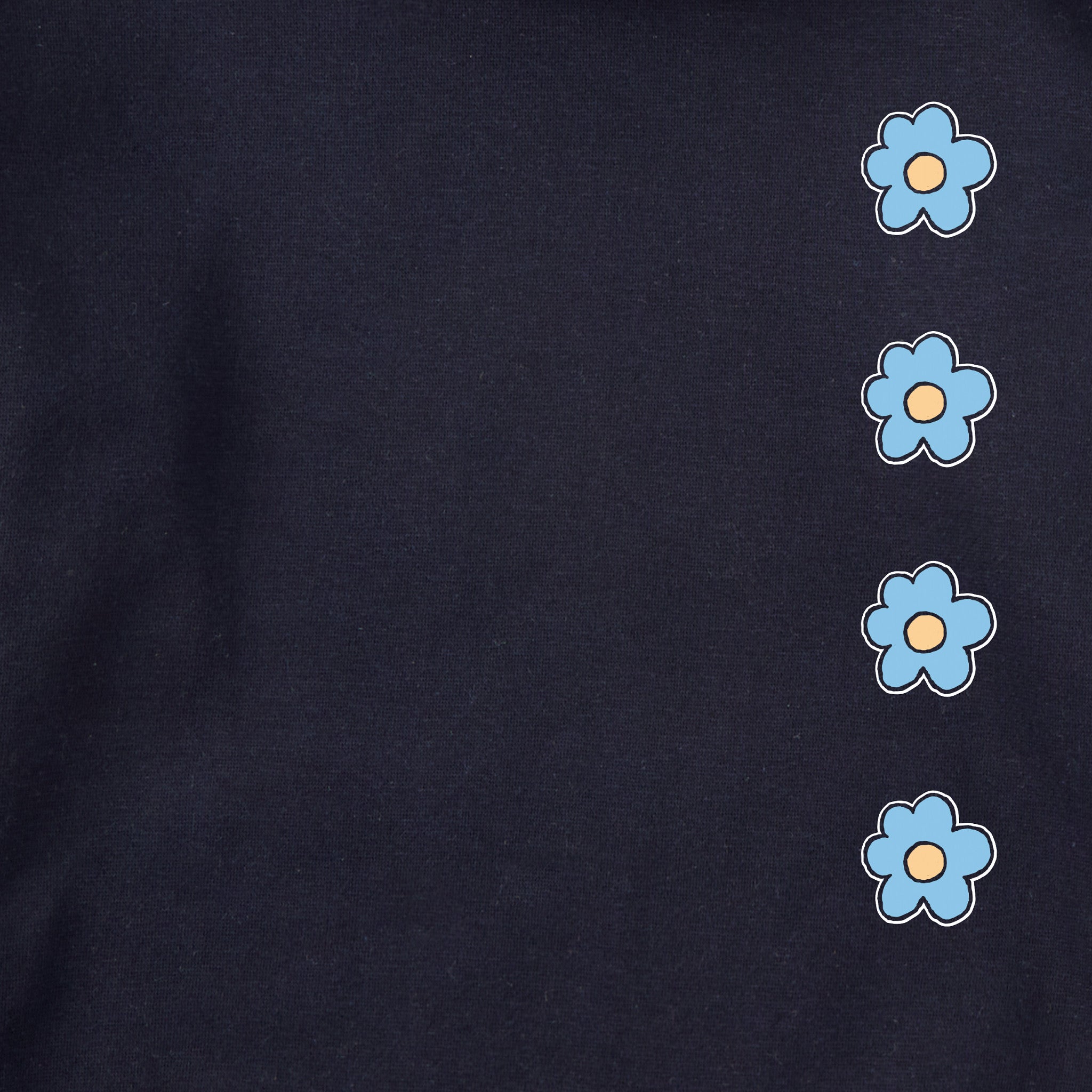 Adult Unisex 3 Flowers Every Wear Crew Sweatshirt